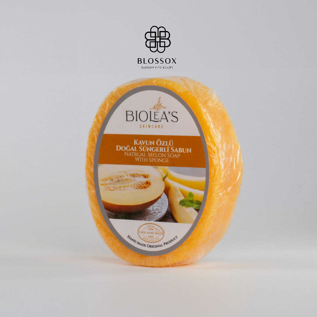 Biolea's Natural Melon Soap with Sponge