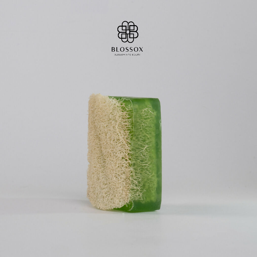 Biolea's Aloe Vera Soap with Natural Pumpkin Fiber