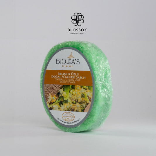 Biolea's Linden Flower Soap with Sponge