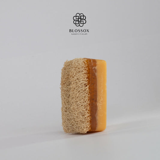 Biolea's Donkey Milk & Honey Soap with Natural Pumpkin Fiber