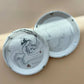 Grey Marble with Silver Flakes Coasters