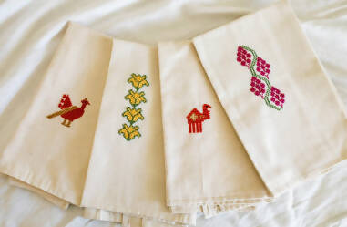 Rooster Tea Towel