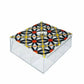 Orange Oriental Acrylic Box With Marble Handle