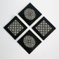 Black and White Tatreez Coasters
