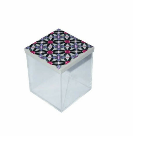 Pink Oriental Mini Acrylic Box