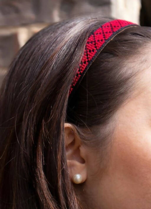 Tatreez Headband in Red