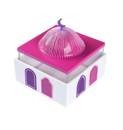 Purple Pink Dome With Embroidered Windows