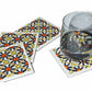 Orange Oriental Coasters – Set Of 4