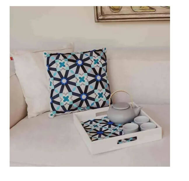 Oriental Blue Cushion