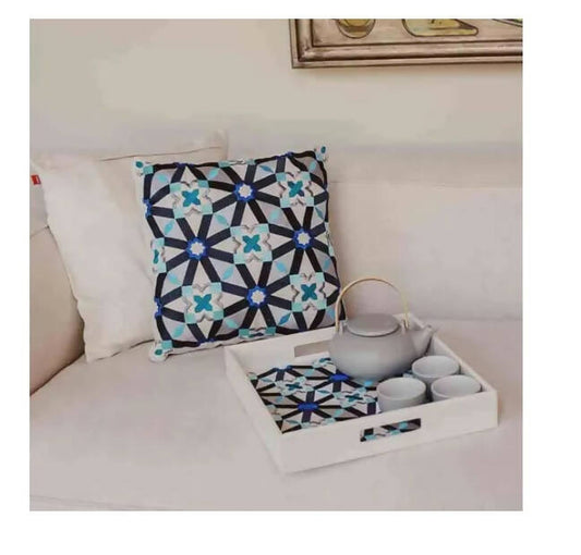 Oriental Blue Cushion