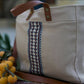 Tatreez Unisex Bag- Cream