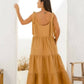 Dubai Oversized Tiered Maxi Dress