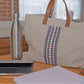 Tatreez Unisex Bag- Cream