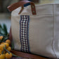 Tatreez Unisex Bag- Cream