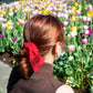 Tatreez Scrunchie in Red