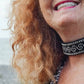 The Tatreez Leather Choker