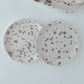 Brown Terrazzo Round Coasters