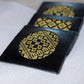 Gold Tatreez Coasters
