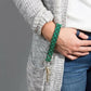 The Teal Leather Key Fob