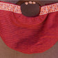 Half Moon Clutch in Red