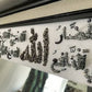 99 names of Allah embroidered Mirror