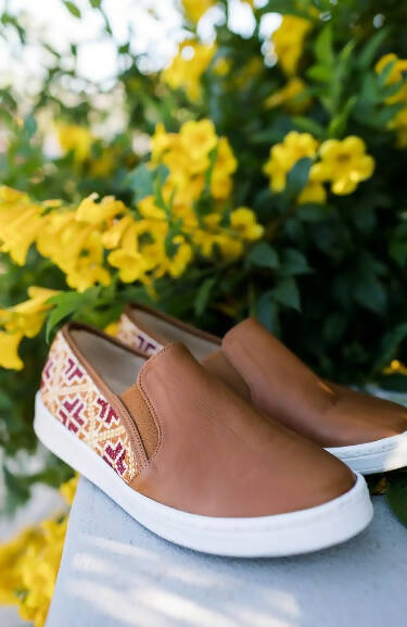 Slip-On Sneaker-Brown