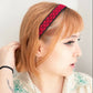 Tatreez Headband in Red