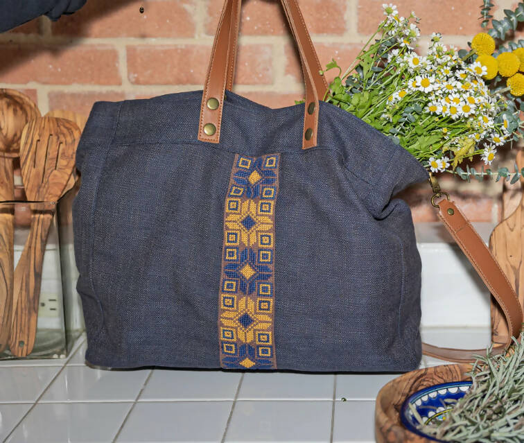 Unisex Canvas Bag - Navy