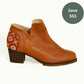 Flowers Ankle Boot - Brown