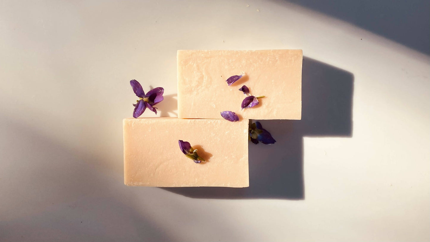 Set of 4 organic soaps