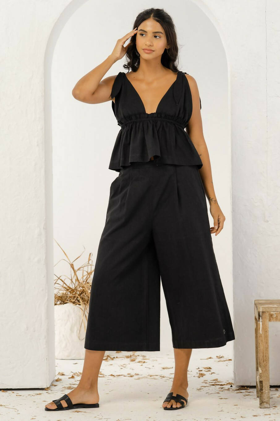 St Tropez Wide Leg Trouser