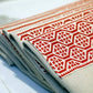Tatreez Pillow- Palestinian Red