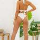Blake Reversible Sustainable Bikini Bottom: White & Pink