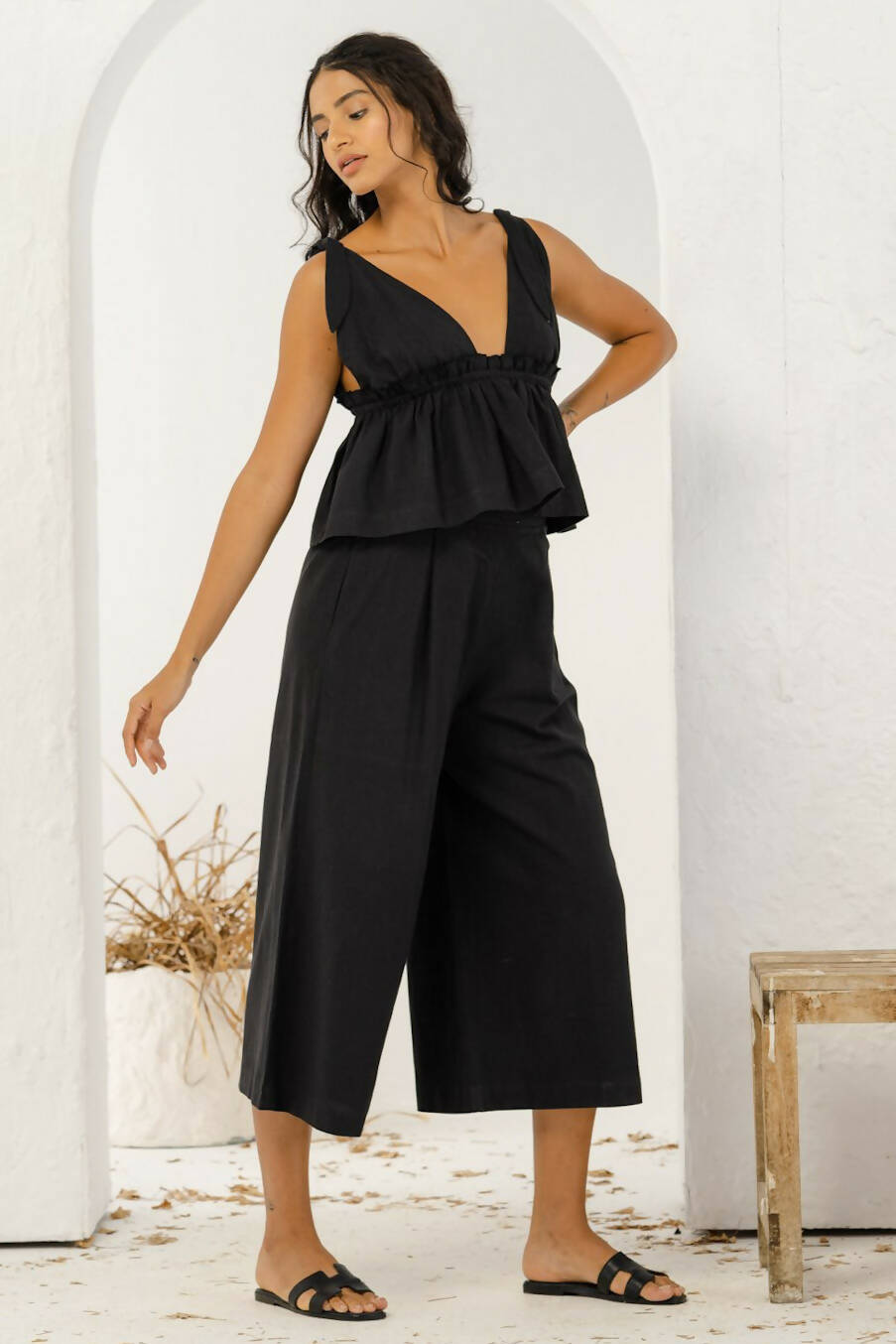 St Tropez Wide Leg Trouser