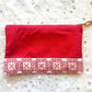 Red Tatreez Pouch
