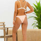 Hana Reversible Sustainable Bikini Bottom: White & Pink