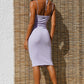 Miami Cutaway Rib Midi Dress