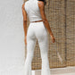 Amsterdam Rib Flare Leg Split Trouser