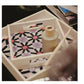 Oriental Tray With Pink Hues