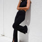 Amsterdam Rib Flare Leg Split Trouser