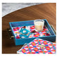 Pink & Blue Oriental Tray With Handles