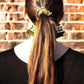 Tatreez Scrunchie in Green