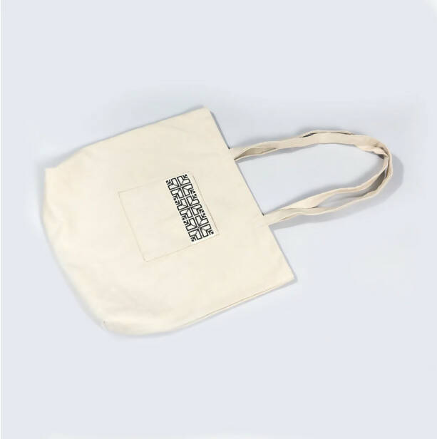 Fabric Market Tote - Cream