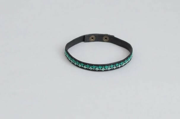 The Teal Choker - Wrap Bracelet