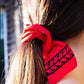 Tatreez Scrunchie in Red