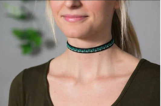 The Teal Choker - Wrap Bracelet