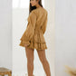 Cannes Long Sleeve Tiered Dress