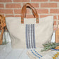 Tatreez Unisex Bag- Cream