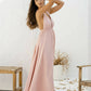 Athens Deep Cut Maxi Dress