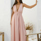 Athens Deep Cut Maxi Dress